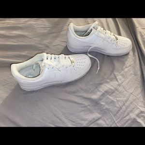 Men’s 8 or women’s 10 white Air Force ones